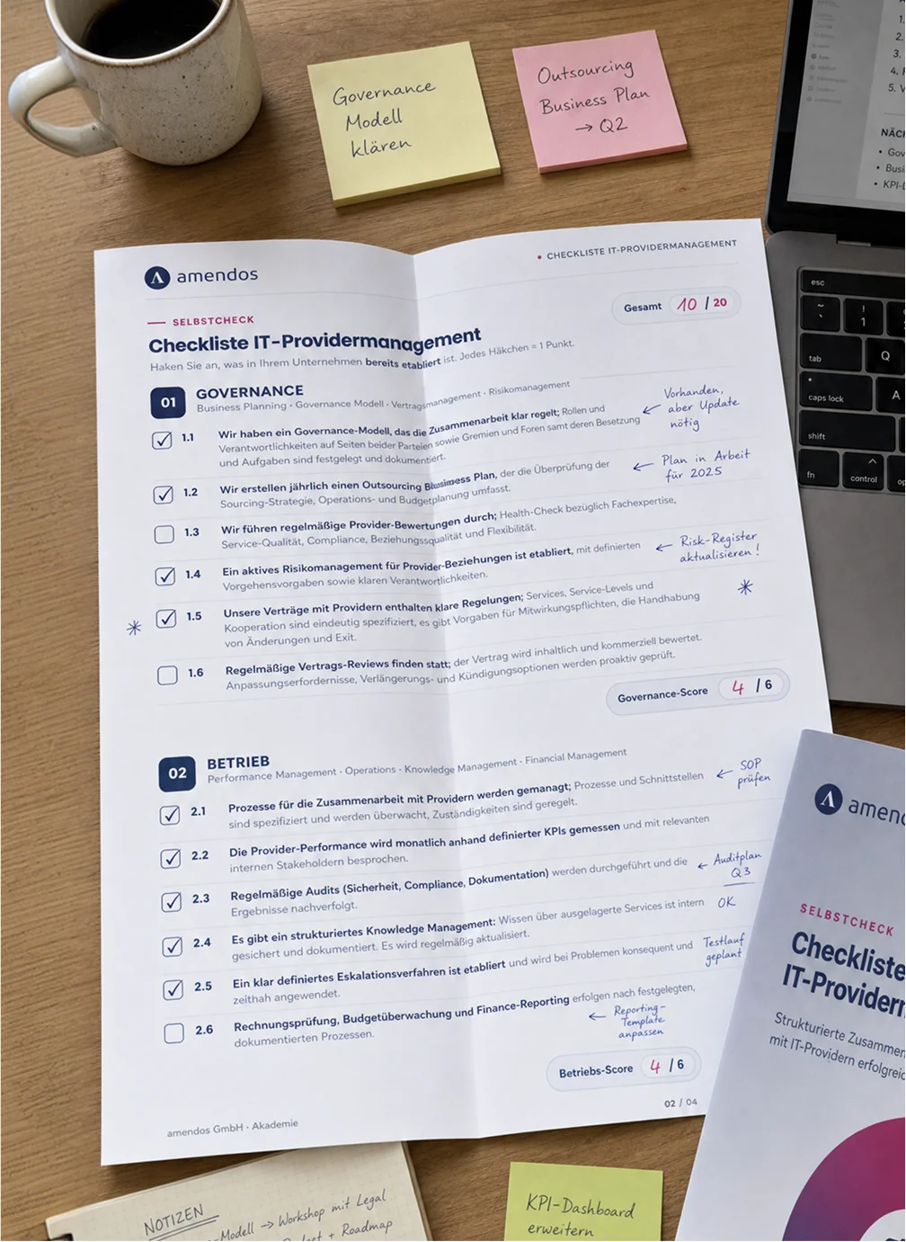 Checkliste IT-Providermanagement – Innenansicht